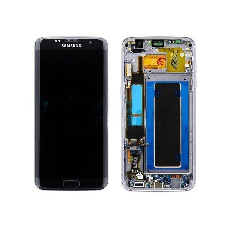 Pantalla LCD Display , Tactil con Marco Original para Samsung Galaxy S7 Edge SM-G935F - Negra