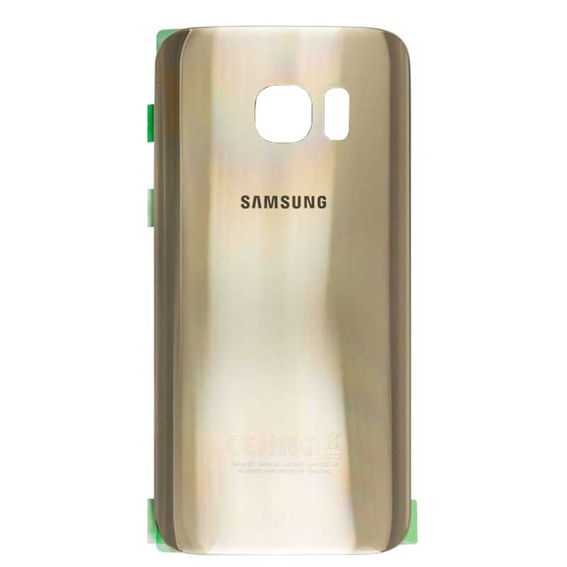 Carcasa trasera dorada para Samsung Galaxy S7 Edge, G935F