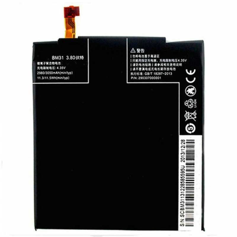 BATERÍA BM31 PARA XIAOMI MI3 MIUI3 M3 3050MAH