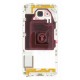 Carcasa central para Samsung Galaxy A5 2016, A510F Blanca