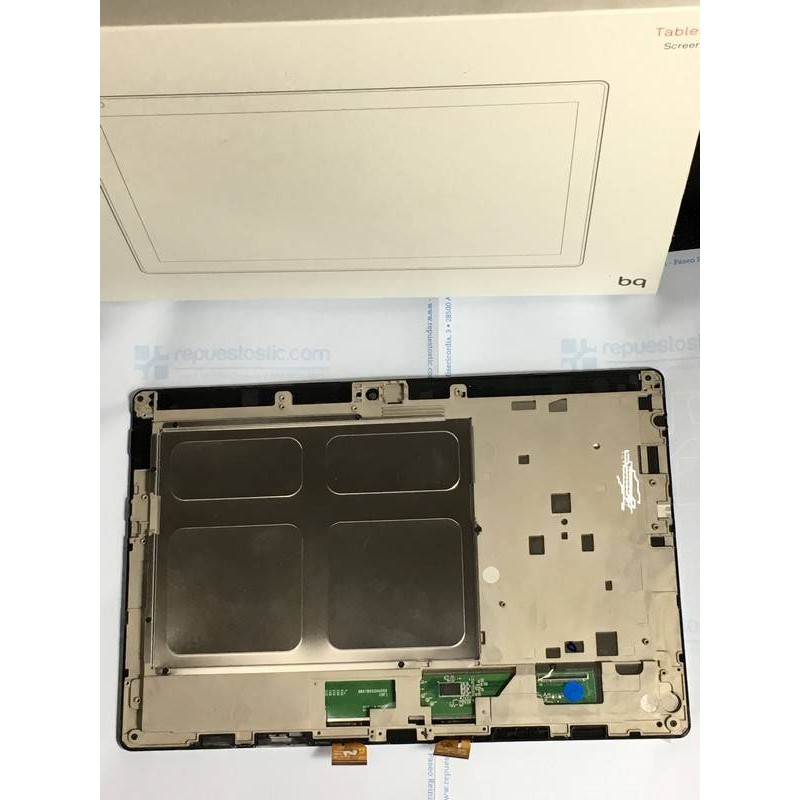 Pantalla completa  con marco negra para BQ Tesla 2 W10 de 10.1  ORIGINAL