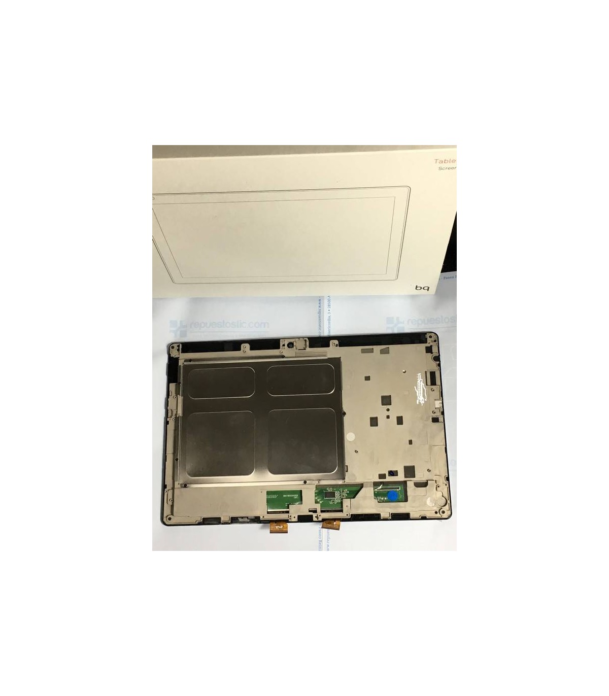 Pantalla completa  con marco negra para BQ Tesla 2 W10 de 10.1  ORIGINAL