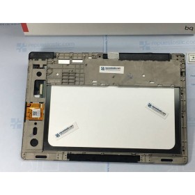 Ecrã completa com marco ORIGINAL para BQ Aquaris M10 FHD Branca