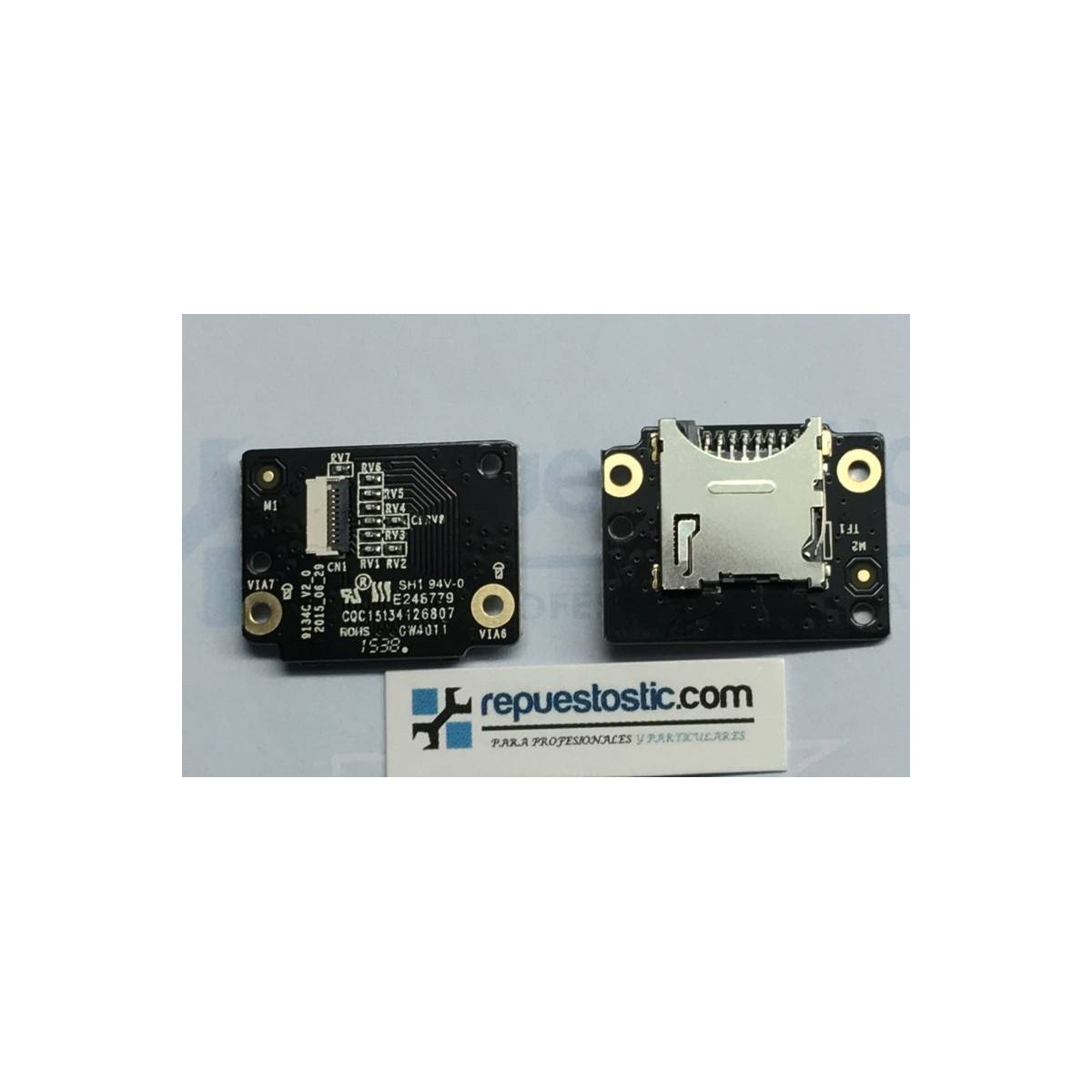 Modulo Lector,Subplaca SD Original Tablet Bq Aquaris M10 HD y Aquaris M10FHD 