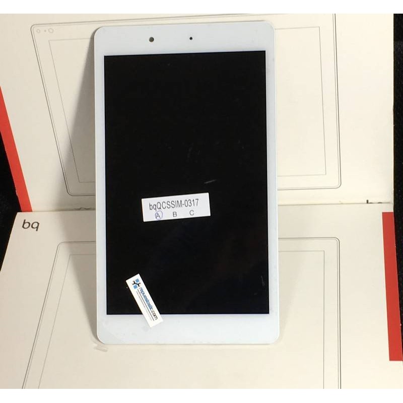 Ecrã LCD Display Y Tactil com Marco Original para BQ Edison 3 Mini - Branca