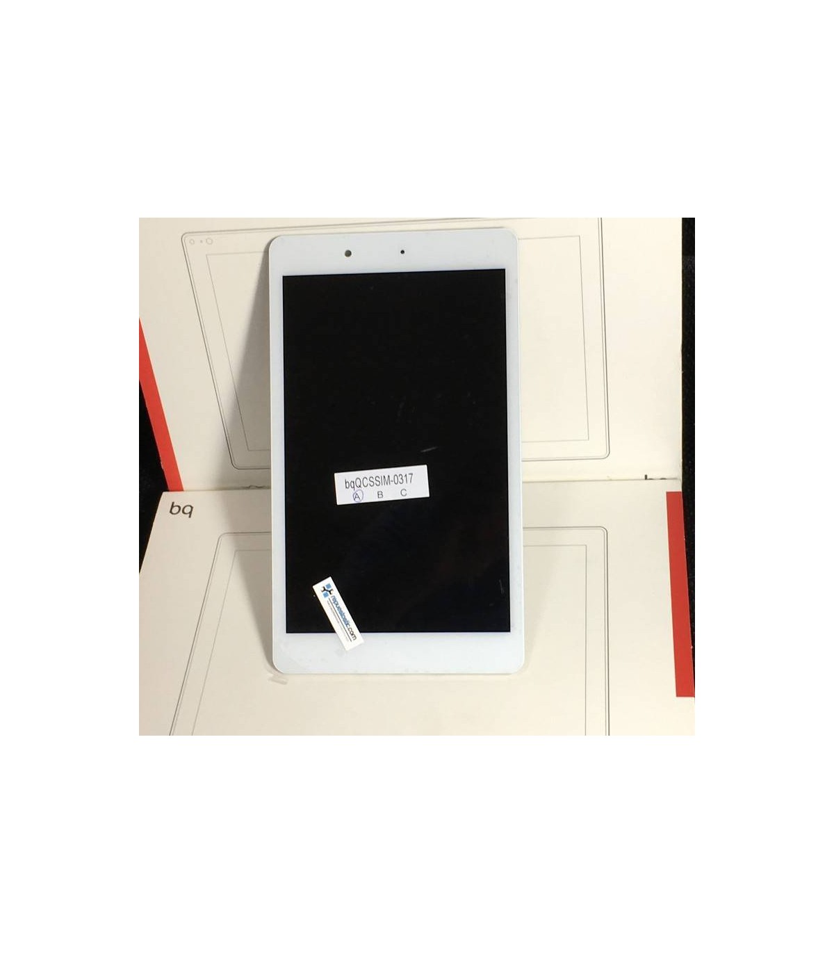 Pantalla LCD Display Y Tactil con Marco Original para BQ Edison 3 Mini - Blanca