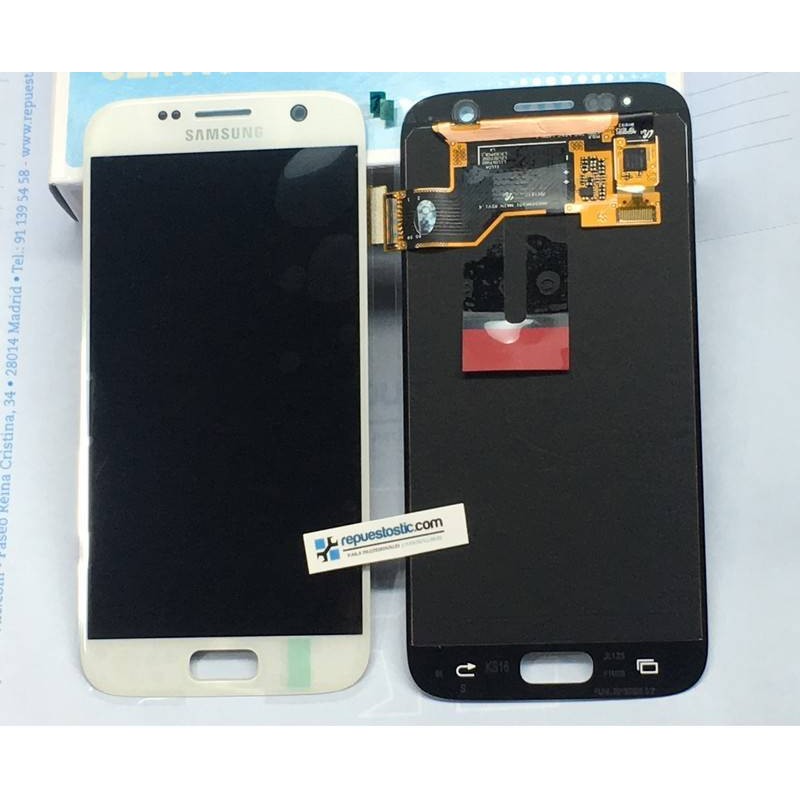 Pantalla completa color Blanco Samsung Galaxy S7, G930F ORIGINAL