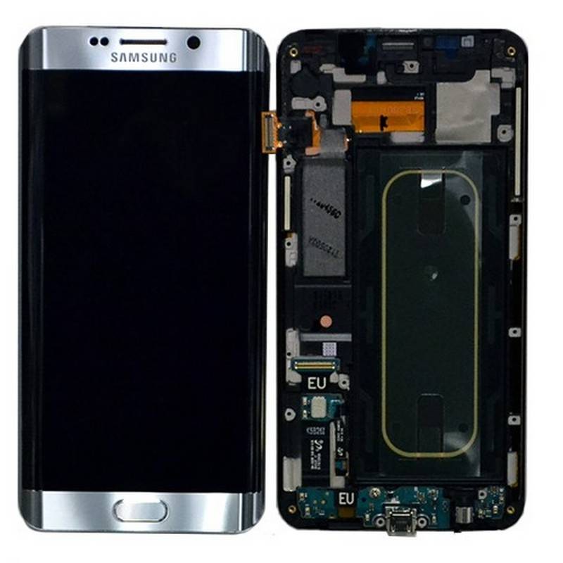 Pantalla completa samsung galaxy s6 edge plus G928F Plateada  ORIGINAL