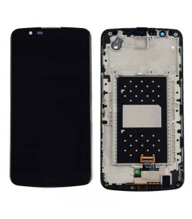 Ecrã LCD Display , Tactil Con Marco para LG K10 K420N -Preta 