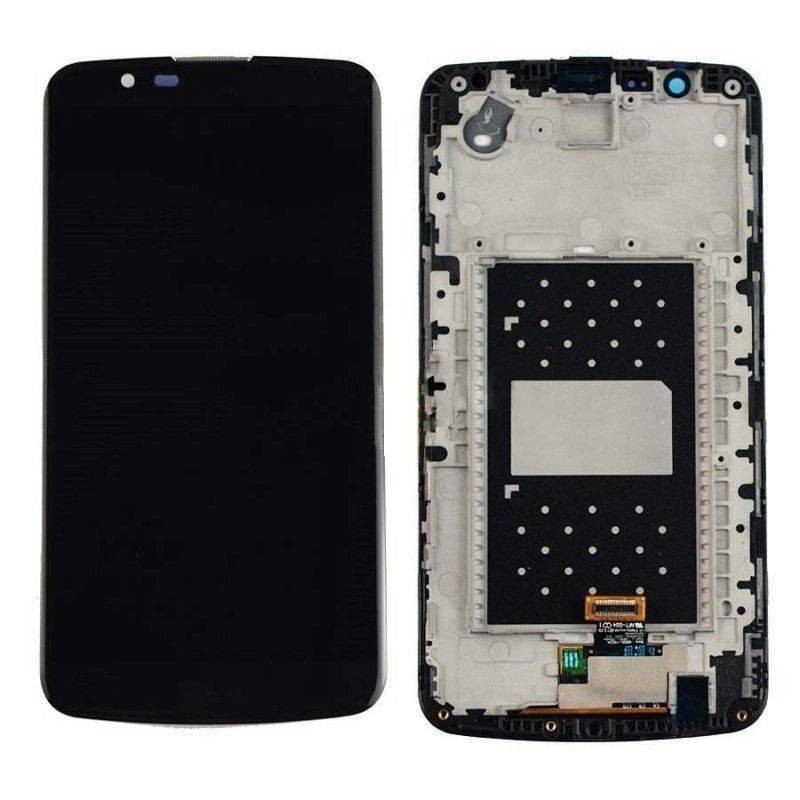 Ecrã LCD Display , Tactil Con Marco para LG K10 K420N -Preta 