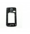 Carcaça intermedia Preta para LG K10 K420N