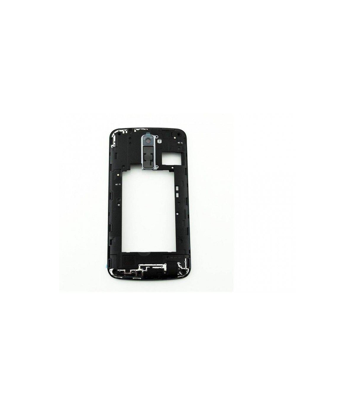 Carcaça intermedia Preta para LG K10 K420N