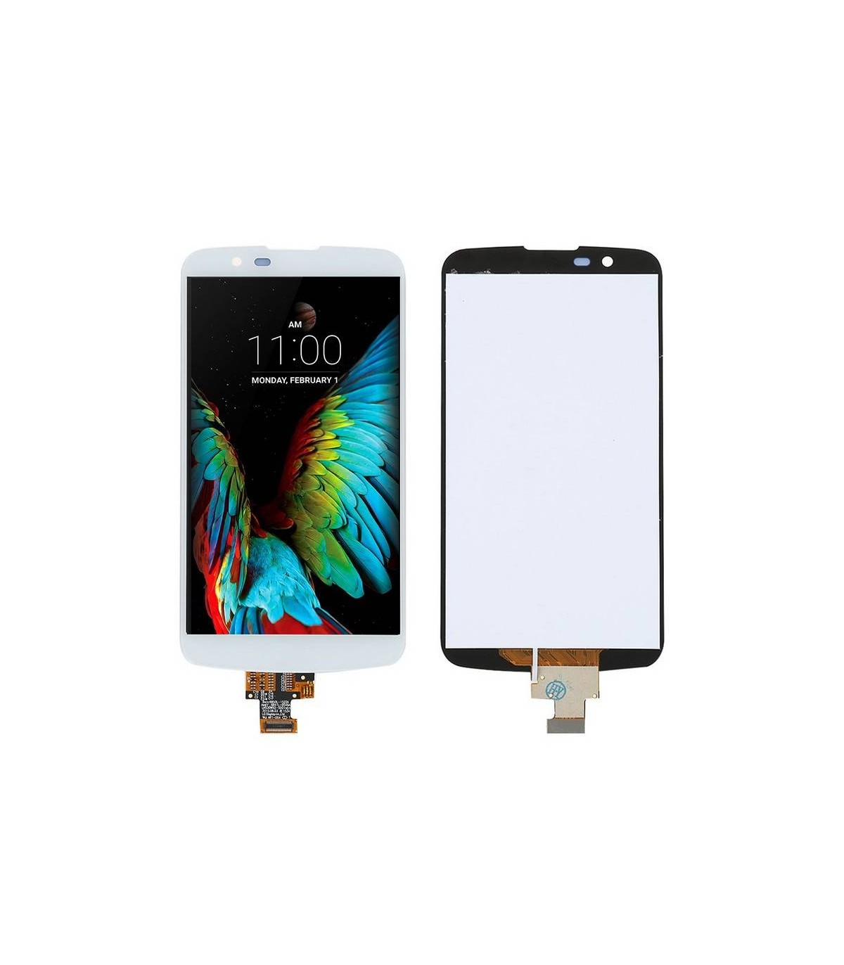 Ecrã LCD Display , Tactil para LG K10 K420N Branca