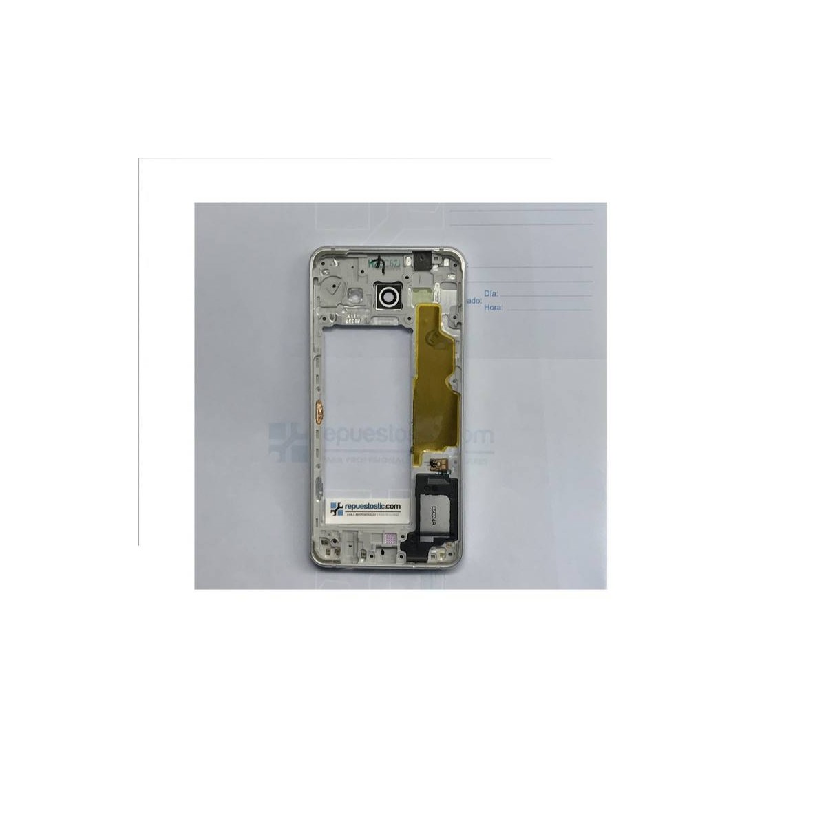 Carcasa central Blanca Original Para Samsung Galaxy SM-A310- A3 (2016) (Remanufacturada)