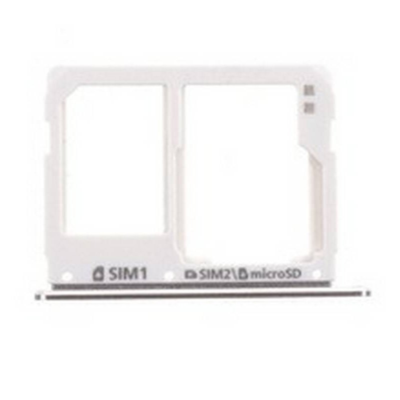 Bandeja SIM y MicroSD Plateada para Samsung Galaxy SM - A310F - A3 - (2016) , SM-A510F - A5-(2016)