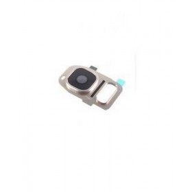Embellecedor de Câmera para Samsung Galaxy S7 Edge SM-G935F ,S7 G930F- Dourado 