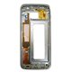 Carcasa central negra para Samsung Galaxy S7 Edge, G935F
