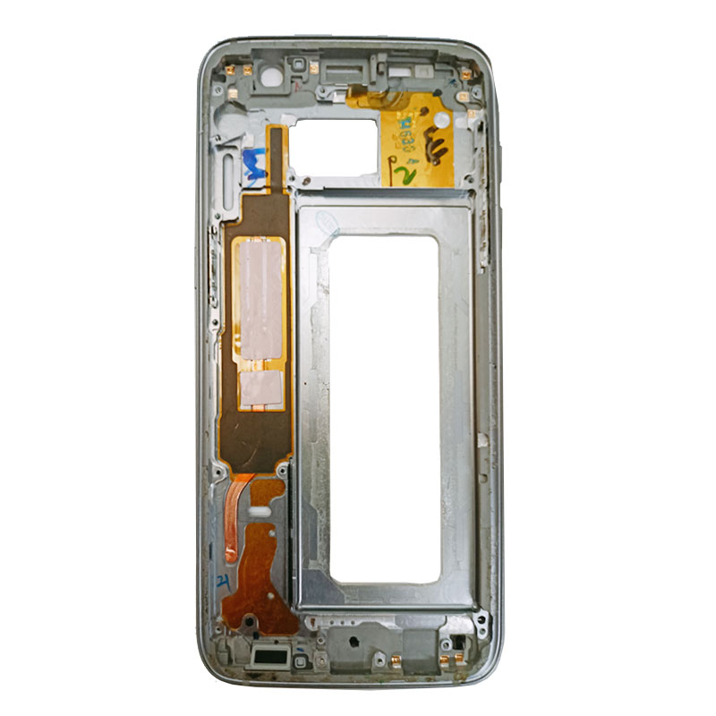 Carcasa central Original para Samsung Galaxy S7 Edge, G935F-Negra remanufacturada