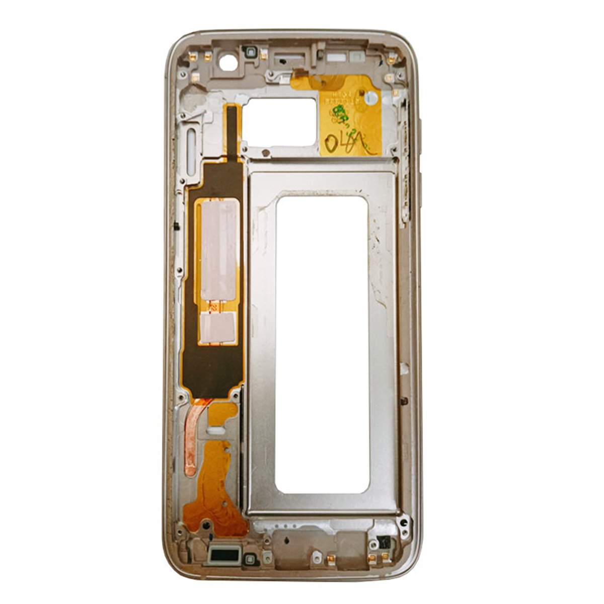 Carcasa central  para Samsung Galaxy S7 Edge, G935F-Dorada 