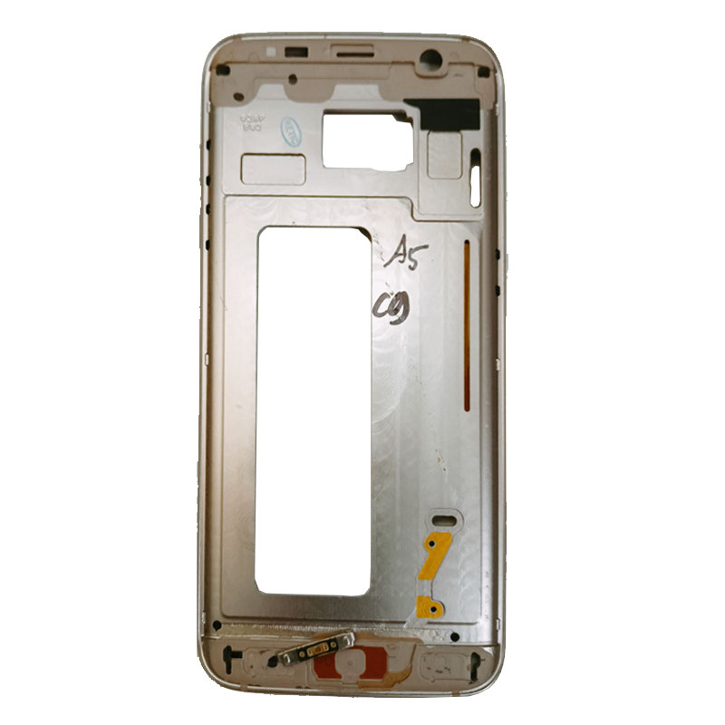 Carcasa central Original para Samsung Galaxy S7 Edge, G935F-Dorada Remanufacturada 