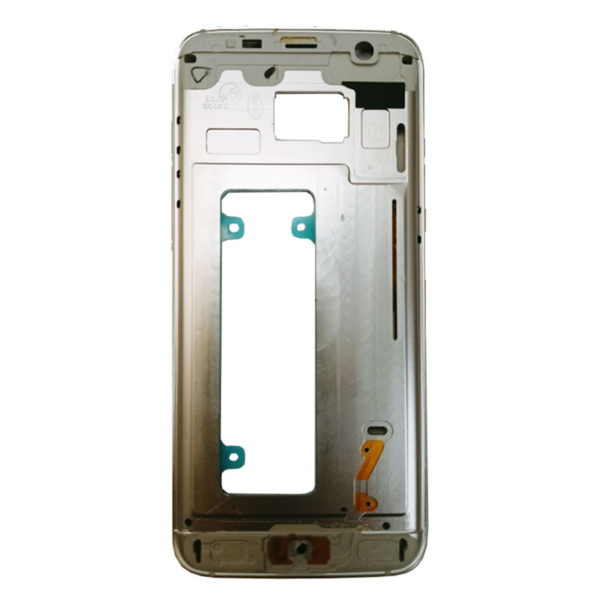 Carcasa central  para Samsung Galaxy S7 Edge, G935F-Blanca