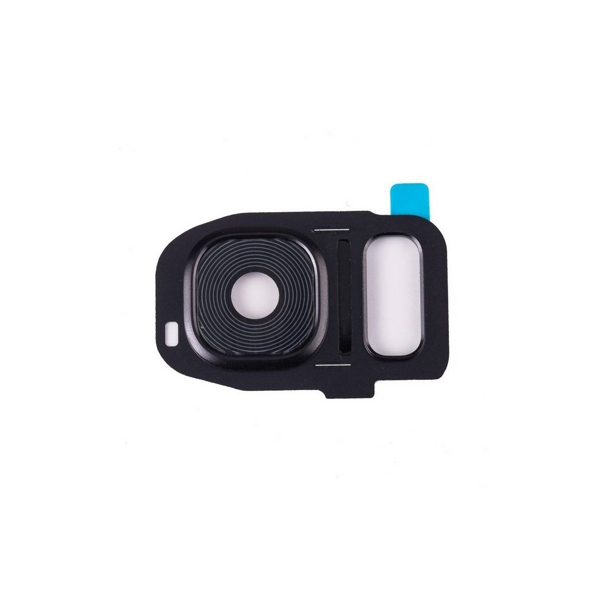 Embellecedor de Câmera para Samsung Galaxy S7, SM-G930F, S7 Edge SM-G935F- Preto