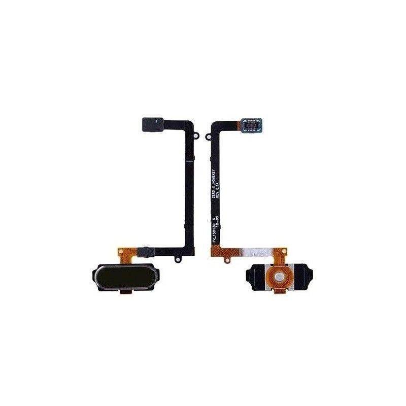 Flex con botón Home Negro para Samsung Galaxy S6 Edge, G925F