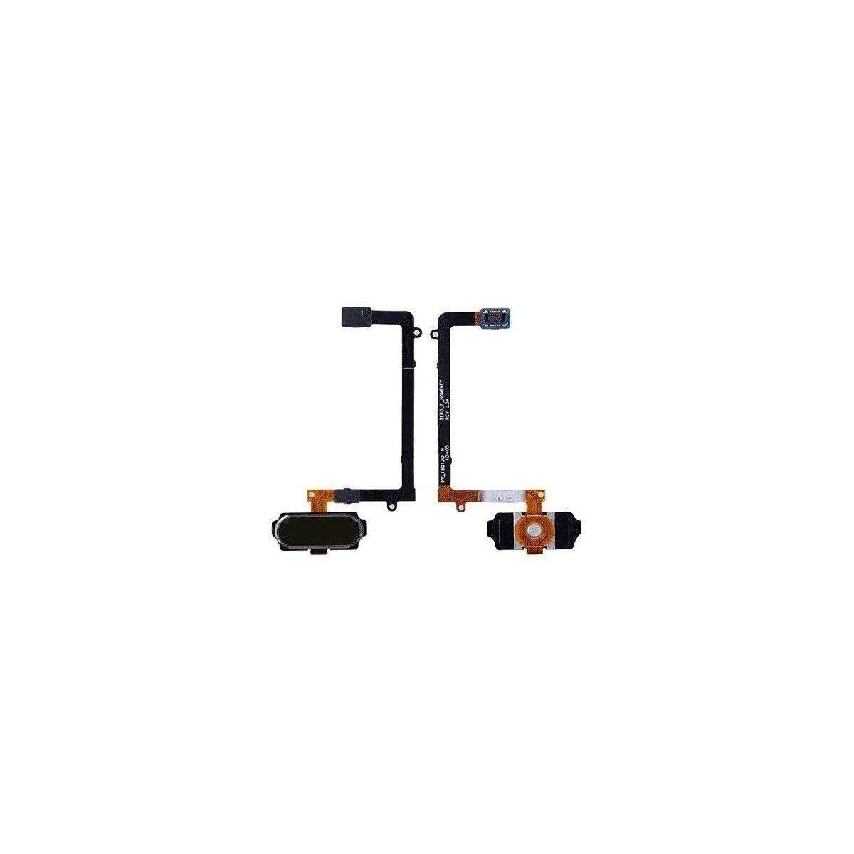 Flex con botón Home Negro para Samsung Galaxy S6 Edge, G925F