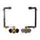 Flex con botón Home Dorado  para Samsung Galaxy S6 Edge, G925F