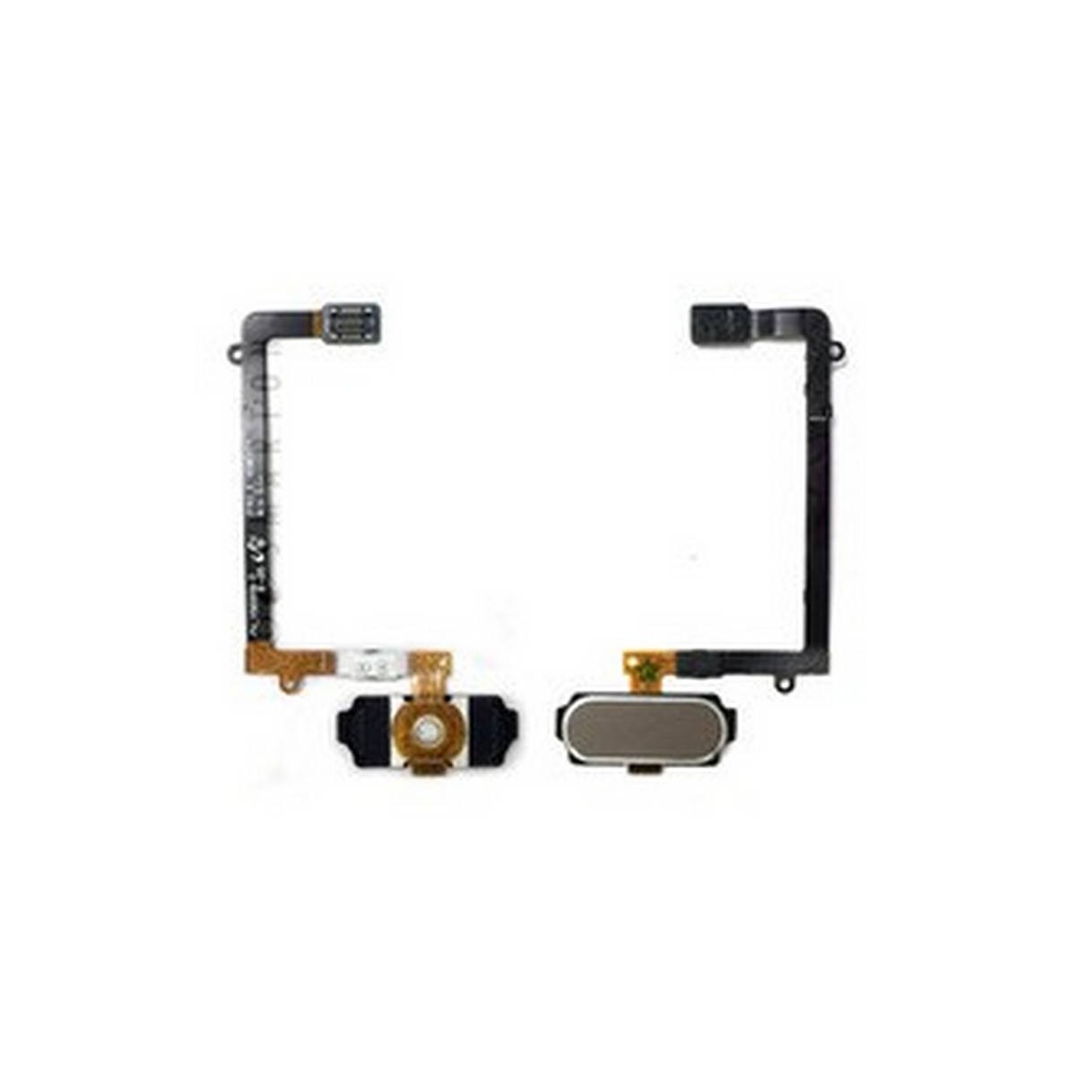 Flex con botón Home Dorado  para Samsung Galaxy S6 Edge, G925F
