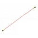 Cabo antena Coaxial de 51mm para Samsung Galaxy S6 G920F-Rojo