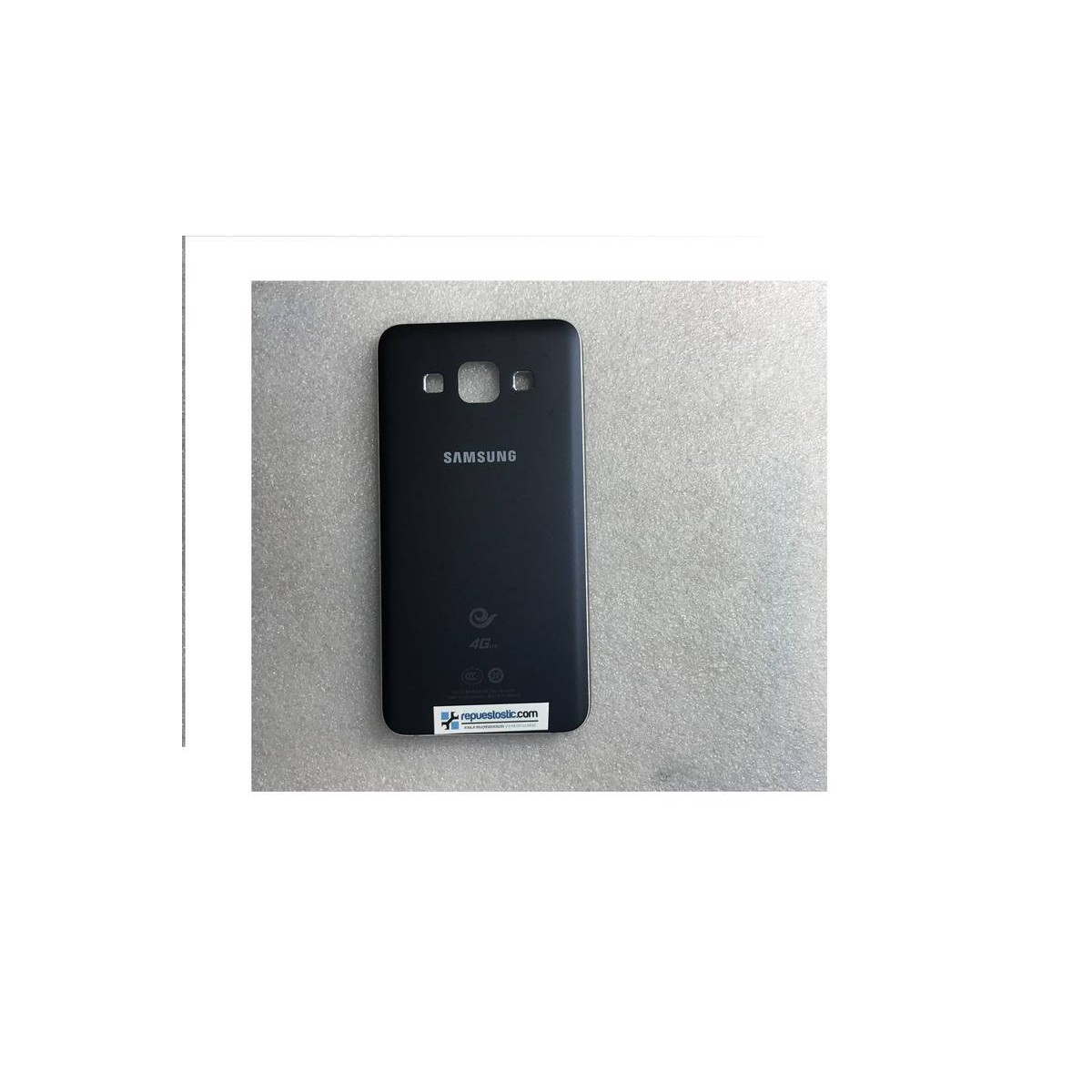 Carcasa trasera para Samsung Galaxy A3, A300F- Negra Remanufacturada 