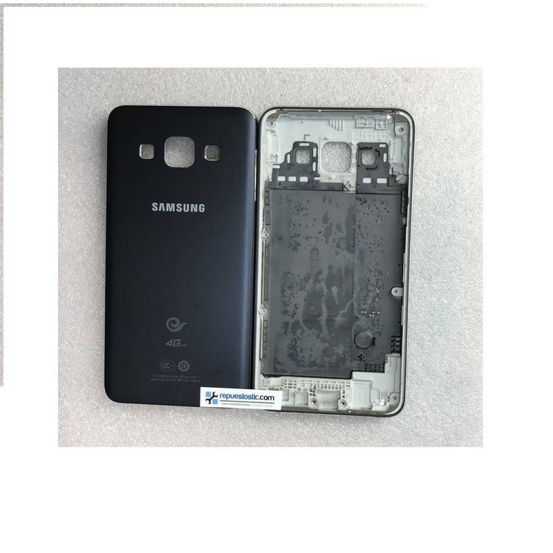 Carcasa trasera  para Samsung Galaxy A3, A300F- Negra