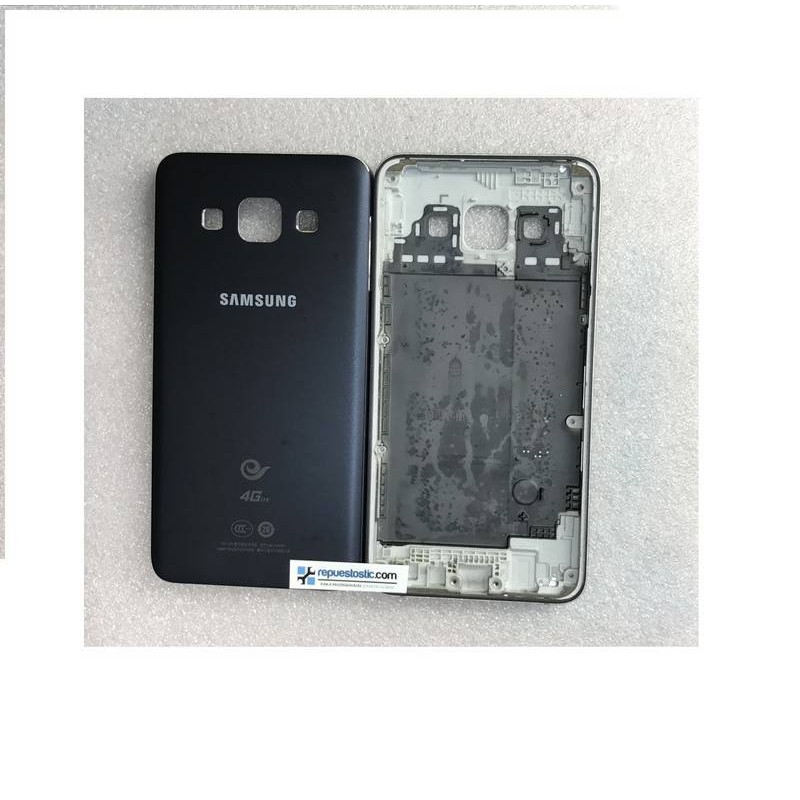 Carcasa trasera para Samsung Galaxy A3, A300F- Negra Remanufacturada 