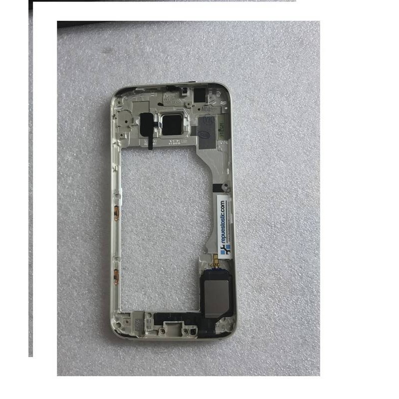 Carcaça Intermedia com Lente Y Buzzer para Samsung Galaxy S6 SM-G920 - Dorada (Remanufacturado )