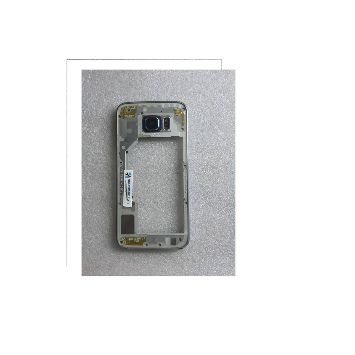 Carcasa Intermedia con Lente Y Buzzer  para Samsung Galaxy S6 SM-G920 - Negra  (Remanufacturado )
