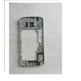 Carcaça Intermedia com Lente Y Buzzer para Samsung Galaxy S6 SM-G920 - Preta (Remanufacturado )