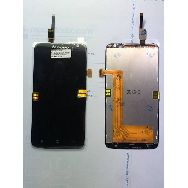 Pantalla completa táctil y lcd Lenovo S820 Negra