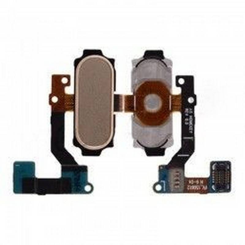 Flex con botón home para Samsung Galaxy A8, A800-Dorado