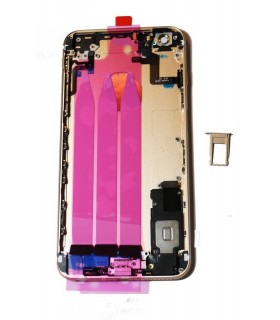 Carcasa trasera completa para iPhone 6S plus-Rosa dorada