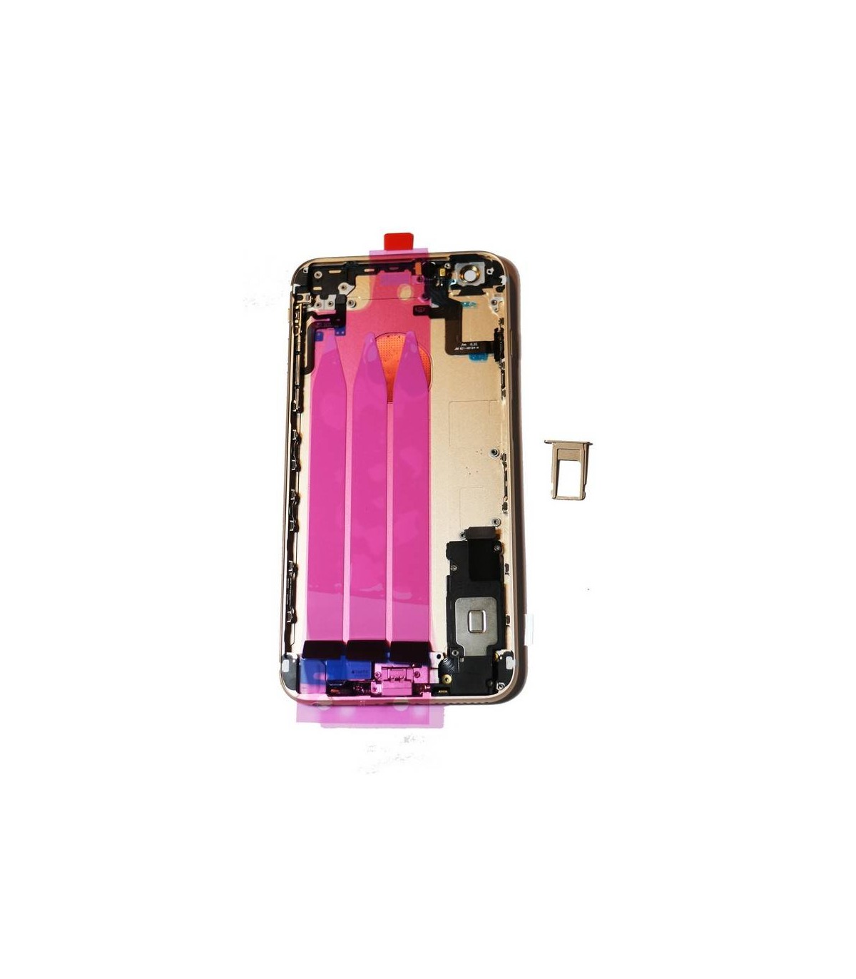 Carcaça traseira completa para iPhone 6S plus- Dorada