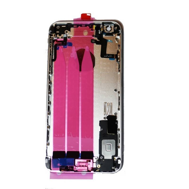 Carcaça traseira completa para iPhone 6S plus-Prateada 