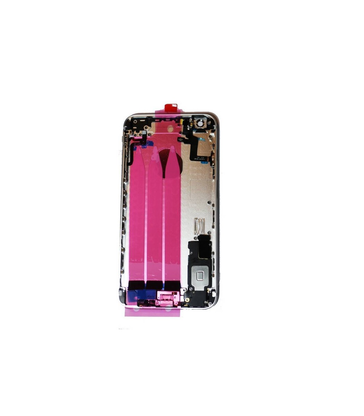 Carcaça traseira completa para iPhone 6S plus-Prateada 