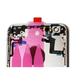Carcasa trasera completa para iPhone 6S plus-Plateada 