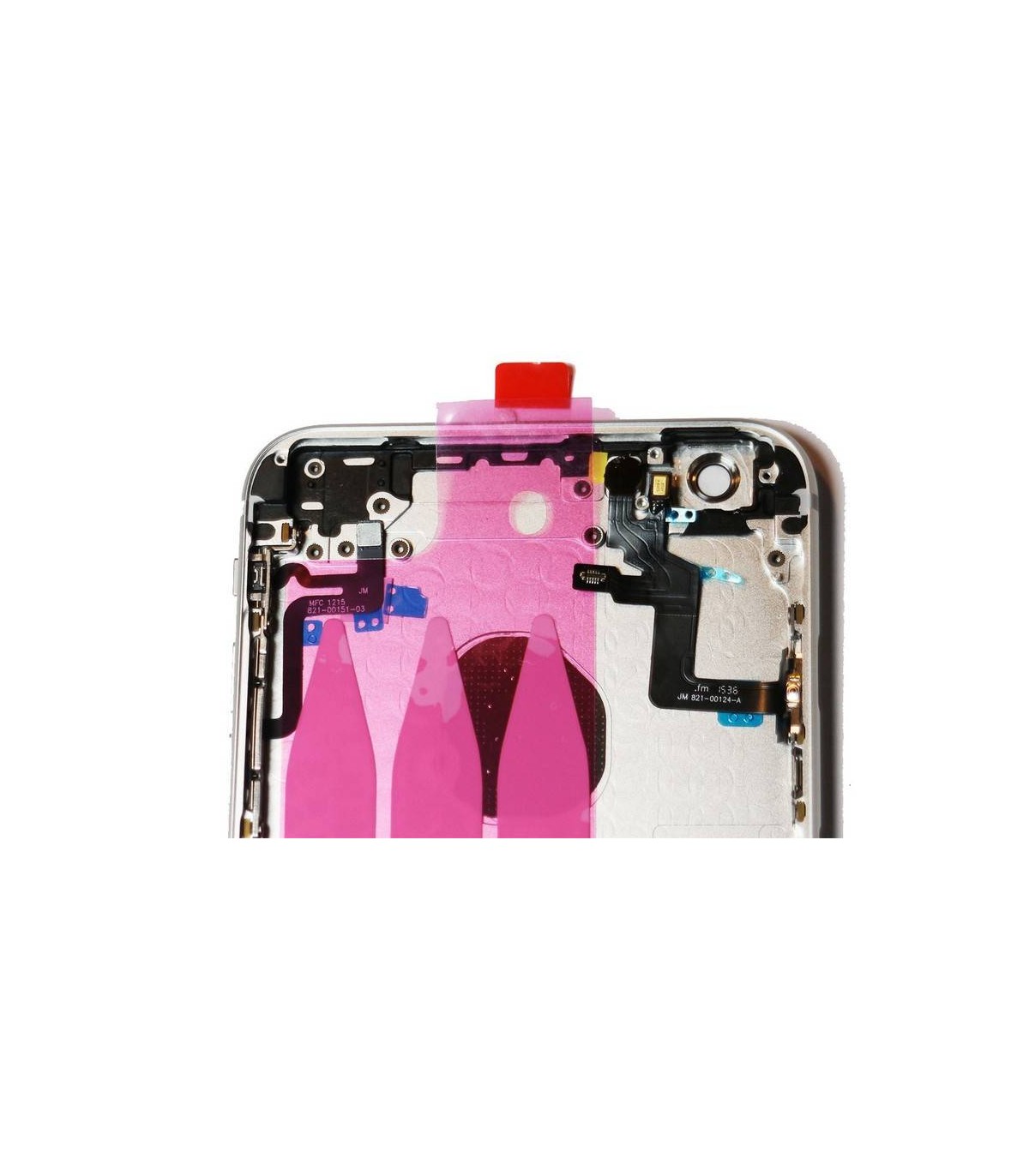 Carcasa trasera completa para  iPhone 6S plus-Plateada 