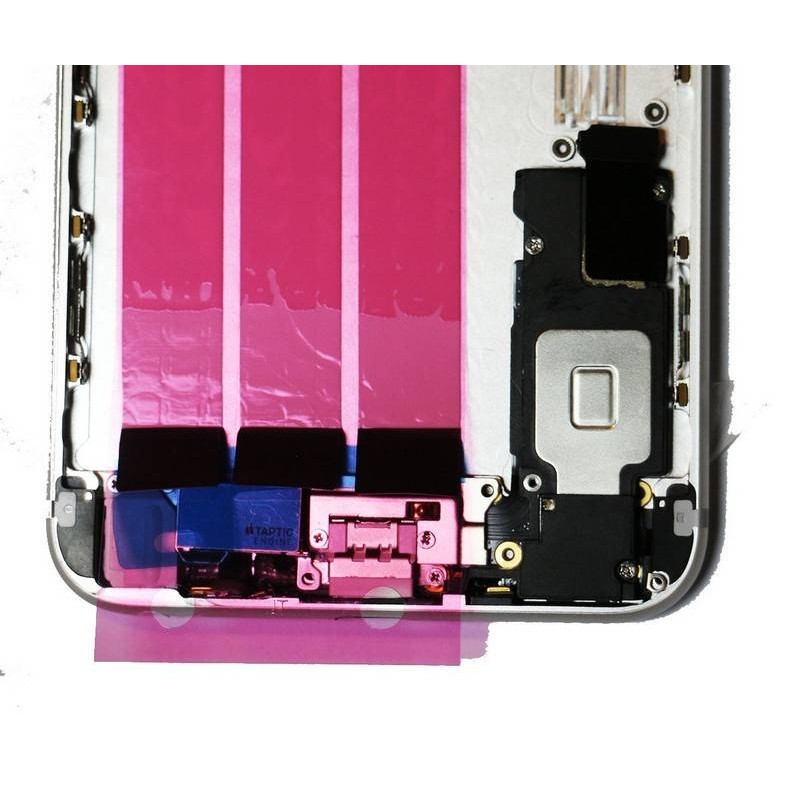 Carcaça traseira completa para iPhone 6S plus-Prateada 