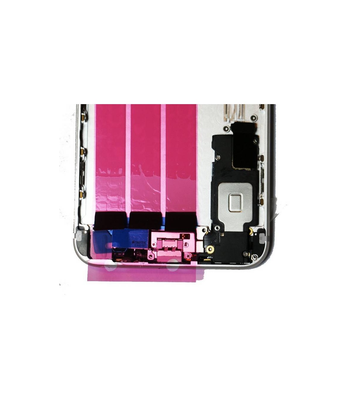 Carcaça traseira completa para iPhone 6S plus-Prateada 