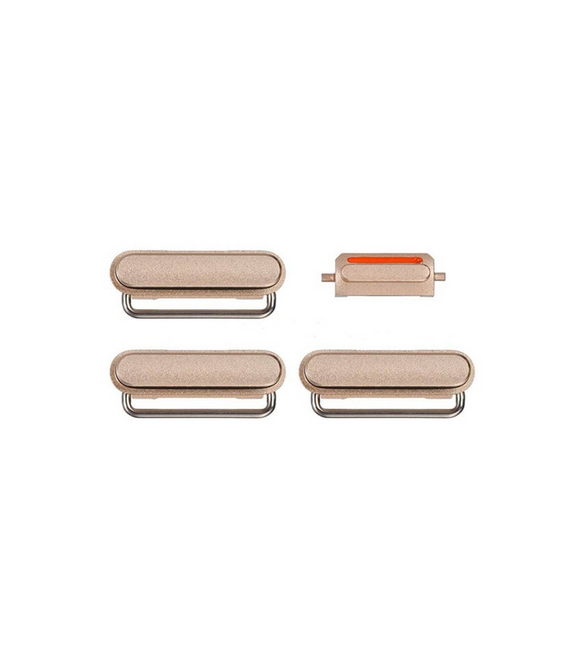 Conjunto de botões laterais Dourados para iPhone 6s plus