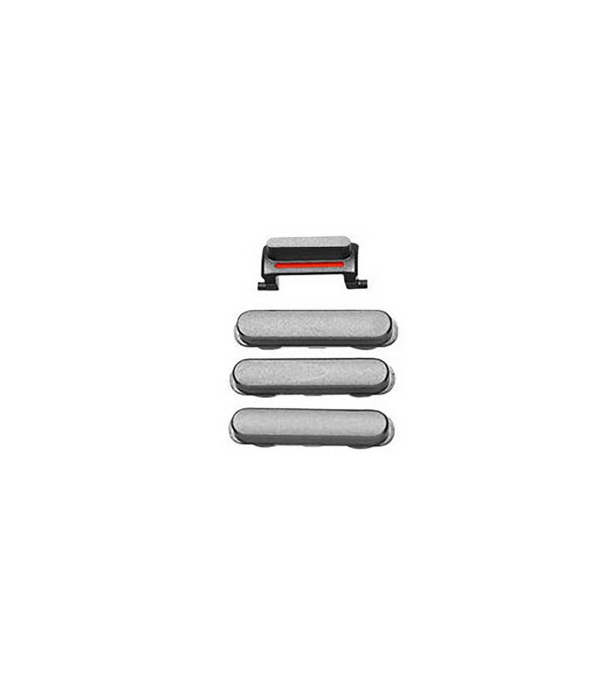 Conjunto de botões laterais Gris para iPhone 6s plus