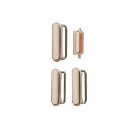 Conjunto de 4 botões Dourados para iPhone 6s 